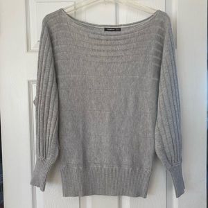 Grey Batwing Sweater XS
